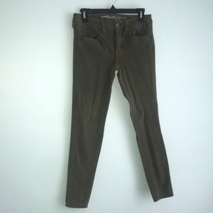 American Eagle Army Green Jeans